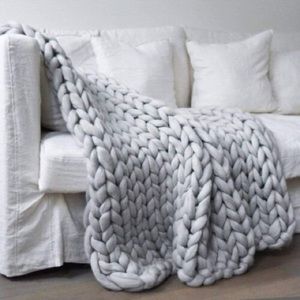 Chunky Knit Blanket